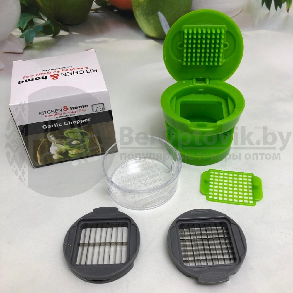 Пресс-измельчитель для чеснока Garlic Chopper со съемным контейнером - фото 4 - id-p134941537