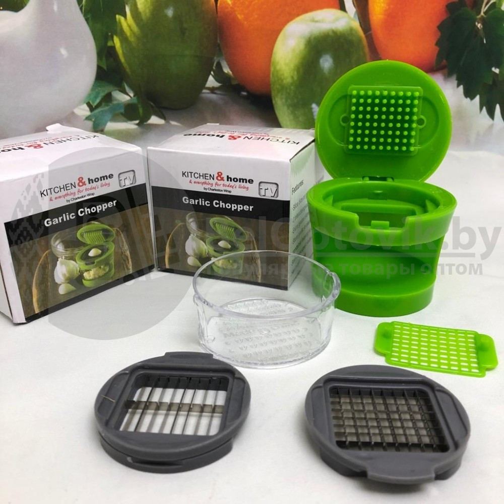 Пресс-измельчитель для чеснока Garlic Chopper со съемным контейнером - фото 9 - id-p134941537