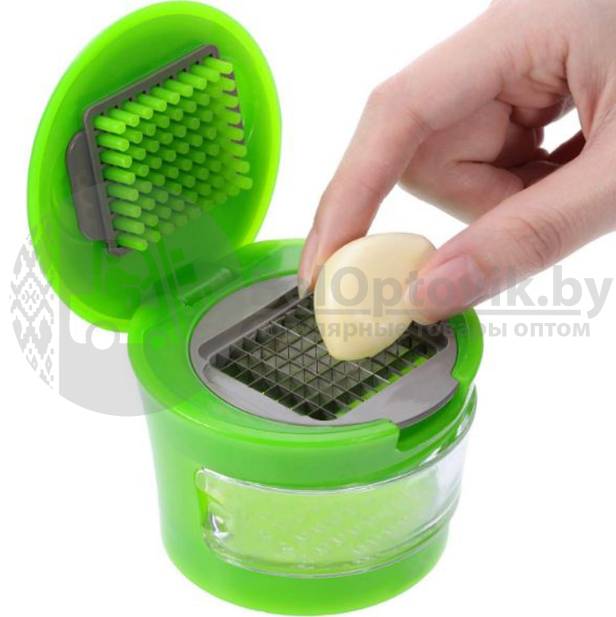 Пресс-измельчитель для чеснока Garlic Chopper со съемным контейнером - фото 10 - id-p134941537