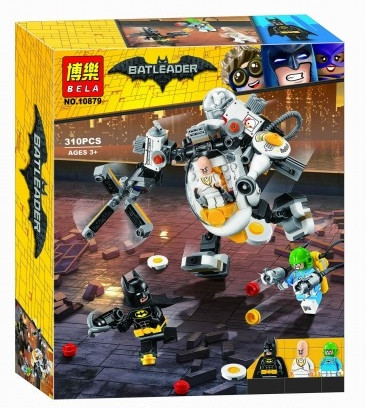 Конструктор Bela 10879 Batman «Бой с роботом Яйцеголового» - фото 1 - id-p134945254