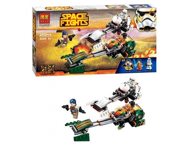 Конструктор Звездные войны Bela 10369 Скоростной спидер Эзры Бриджера, 252 дет., аналог Lego Star Wars 75090
