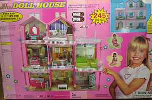 Кукольный дом для Barbie My Pretty Doll Hause 245 предметов
