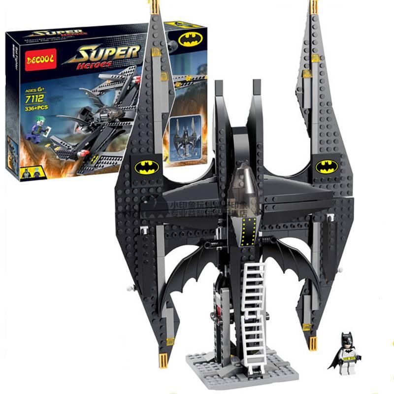 Конструктор Decool 7112 аналог Lego Super Бэтмен и Джокер Batwing - фото 2 - id-p134945294