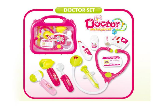 Детский игровой набор доктора 660-53 на 9 предметов - фото 2 - id-p134943145