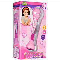 Микрофон для девочек розовый караоке, BO-39