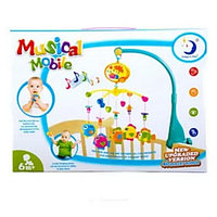 Детская музыкальная каруселька с пластиковыми игрушками 601-30