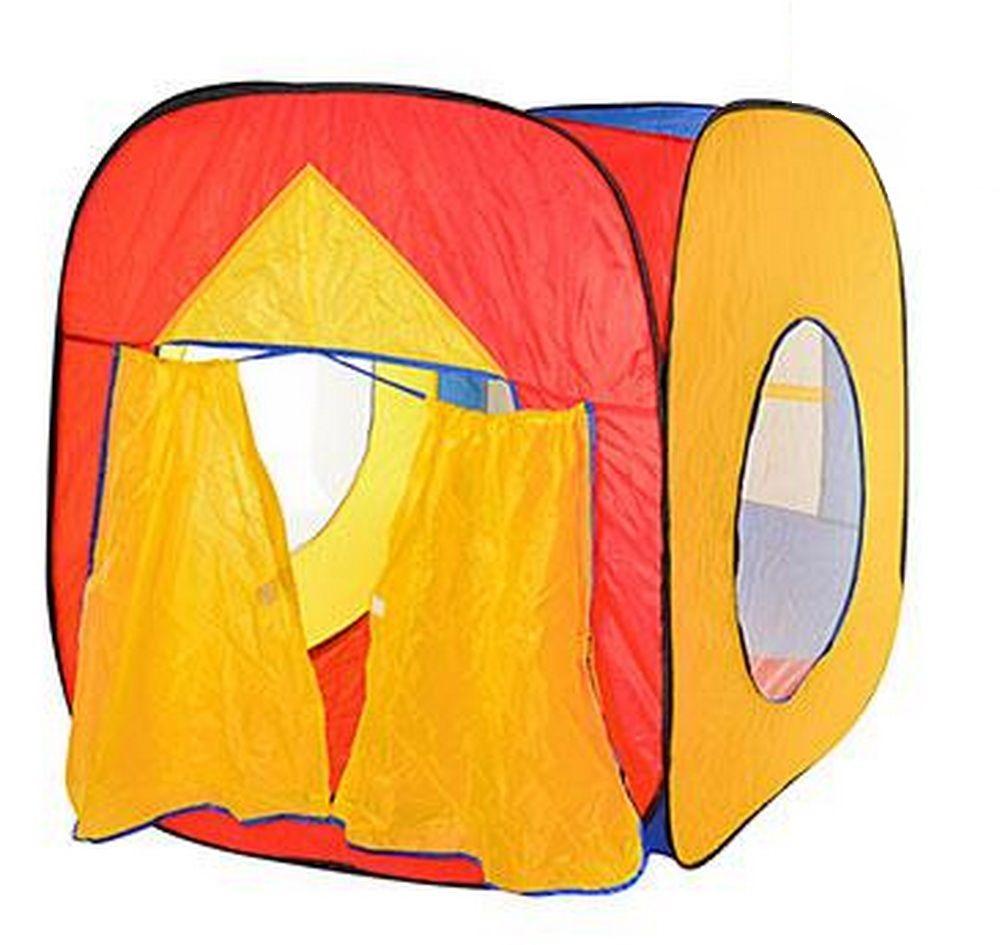 Детская игровая палатка "Домик со шторками" 3516 PLAY SMART с колышками - фото 2 - id-p134943274