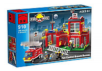 Конструктор 910 Пожарная станция 380 деталей, аналог LEGO, фото 1