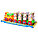 Развивающая игрушка "Каталка-паровоз" с кубиками 2366, фото 2