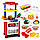 Детская игровая кухня 758A с настоящей водой, духовкой, светом, звуком, 33 предмета, h 83 см (758а), фото 2