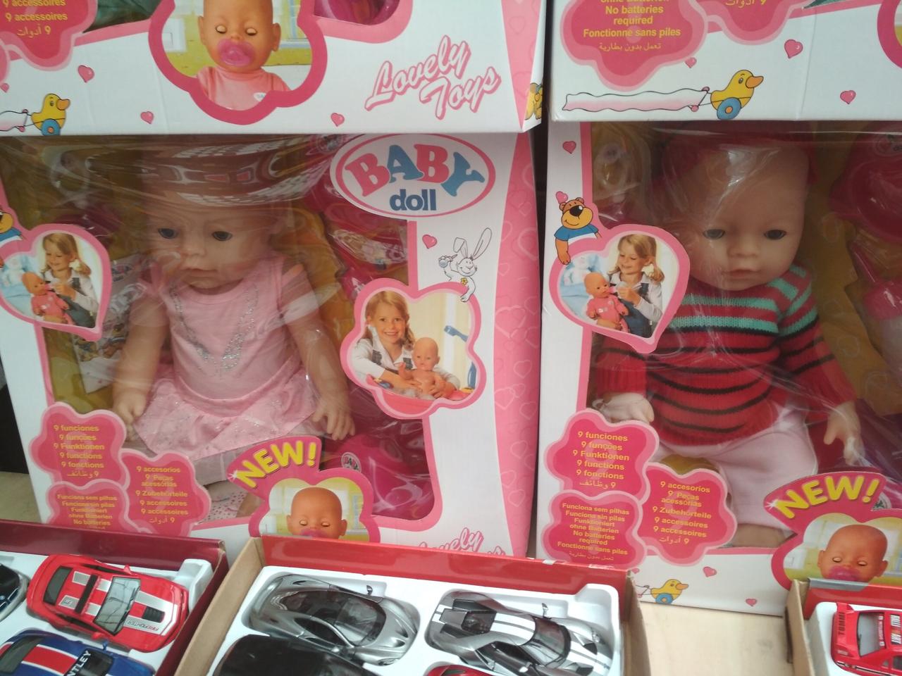 Кукла пупс Baby Doll (Бэби дол) с аксессуарами, 9 функций - фото 4 - id-p134943466