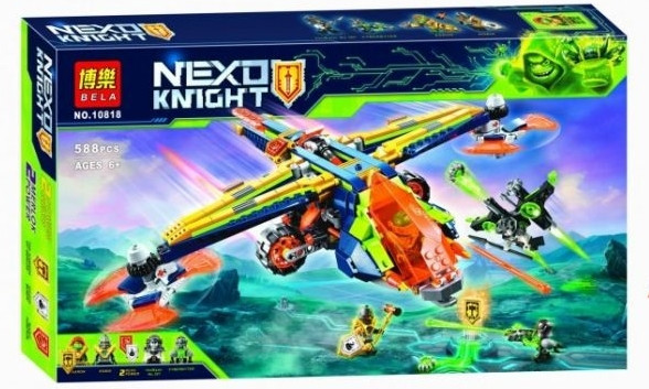 Конструктор Нексо Найтс "Nexo Knights" "Аэро-артбалет Аарона" 10818 BELA (588 деталей)