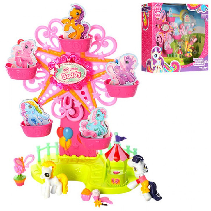 Карусель с пони My Little Pony 789 музыкальная со светом - фото 1 - id-p134943484