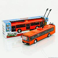 Инерционный троллейбус "Автопарк" (открываются двери, свет, звук)