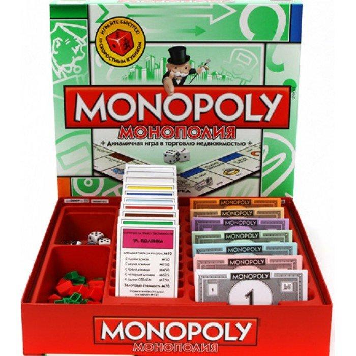 Настольная игра  Монополия со скоростным кубиком, игра в торговлю недвижимостью арт.6123