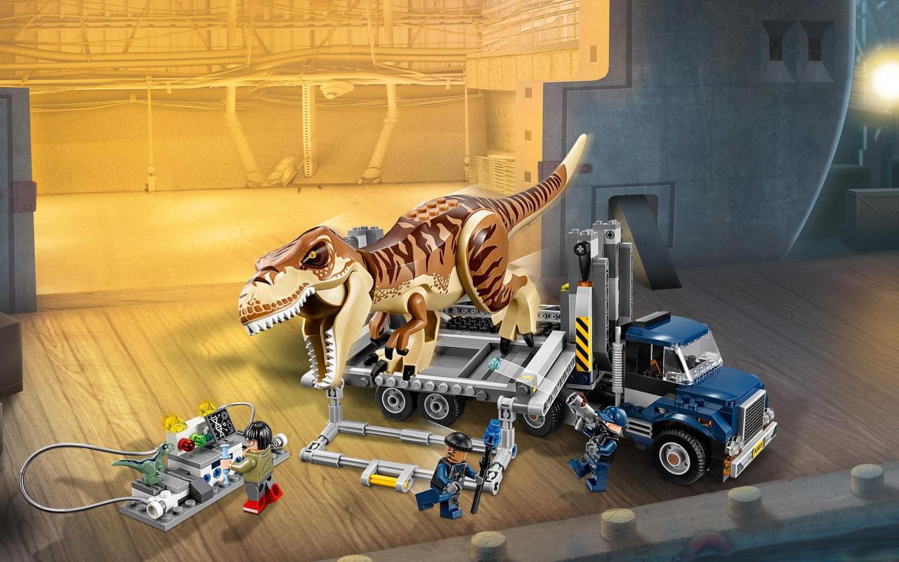 Конструктор Dinosaur World "Транспорт для перевозки Ти-Рекса" - фото 2 - id-p134946269