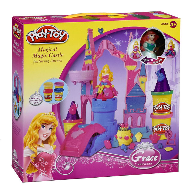 Набор для лепки Play-Toy "Волшебный замок" с куклой SM8021 - фото 1 - id-p134943689
