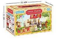 Игровой набор Happy family 1505 Sweet Family Карета -Повозка (обоз, лошадь, мебель, пара мышек) 1505