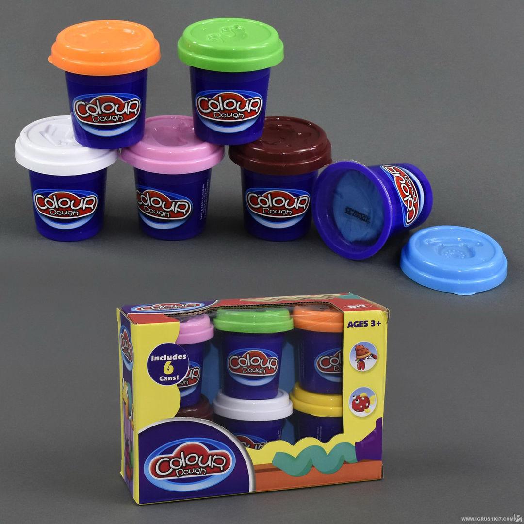 Детский игровой набор для лепки из цветного теста арт. 9202 пластилин аналог Плей До