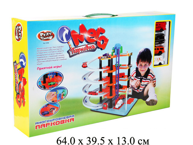 Детский игровой набор паркинг-гараж " Мега парковка " Play Smart 0848 - фото 1 - id-p134943811