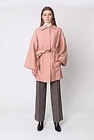 Женское осеннее драповое розовое пальто BURVIN 6955-61 1 42р.