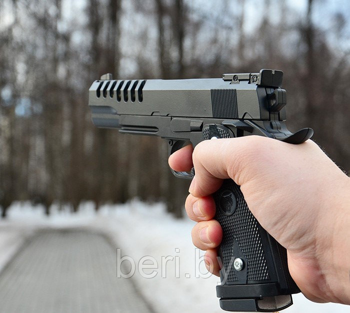 M688 Пневматический металлический пистолет Airsoft - фото 5 - id-p134889834