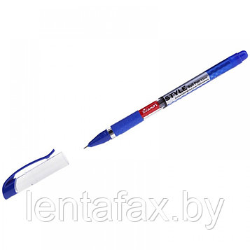 Ручка шариковая Luxor "Style" синяя, 0,5мм, грип. ЦЕНА БЕЗ НДС