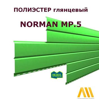 Сайдинг металлический L- Брус Полиэстер NORMAN MP0.5, глянцевый 