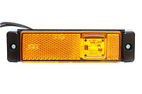 Фонарь габаритный LED 12-24V желтый (116х32 мм, 2-светодиода, М720305, М551442)