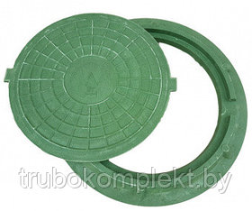 Люк полимерный тип Л зеленый 15кН (на 1,5 тонны)