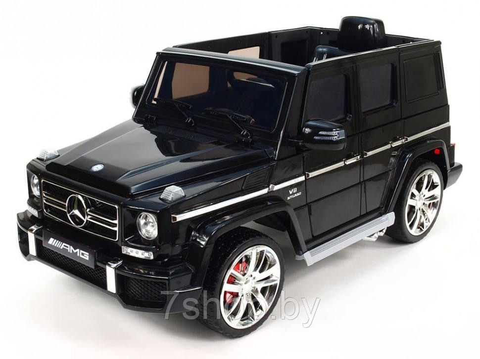 Детский электромобиль WINGO MERCEDES G63 LUX (Лицензионная модель) Черный - фото 1 - id-p98058682