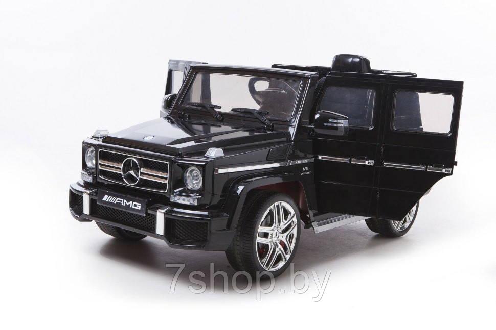 Детский электромобиль WINGO MERCEDES G63 LUX (Лицензионная модель) Черный - фото 2 - id-p98058682