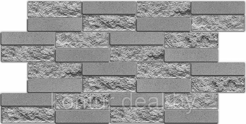 Декоративная панель ПВХ Кирпич облицовочный бетонный - фото 1 - id-p135009255