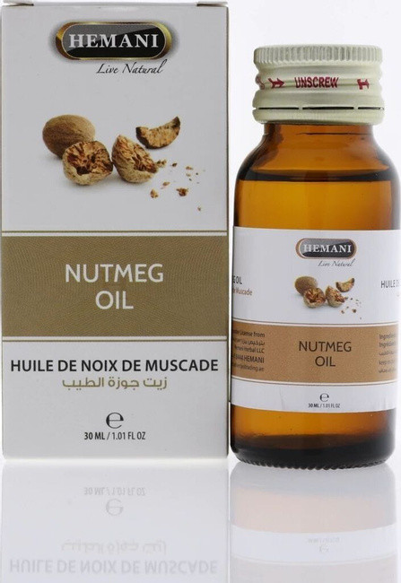 Масло Мускатного Ореха Hemani Nutmeg Oil, 30 мл