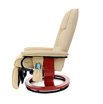 Вибромассажное кресло Calviano 2160 (Кремовый), фото 3