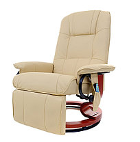 Вибромассажное кресло Calviano 2160 (Кремовый), фото 2