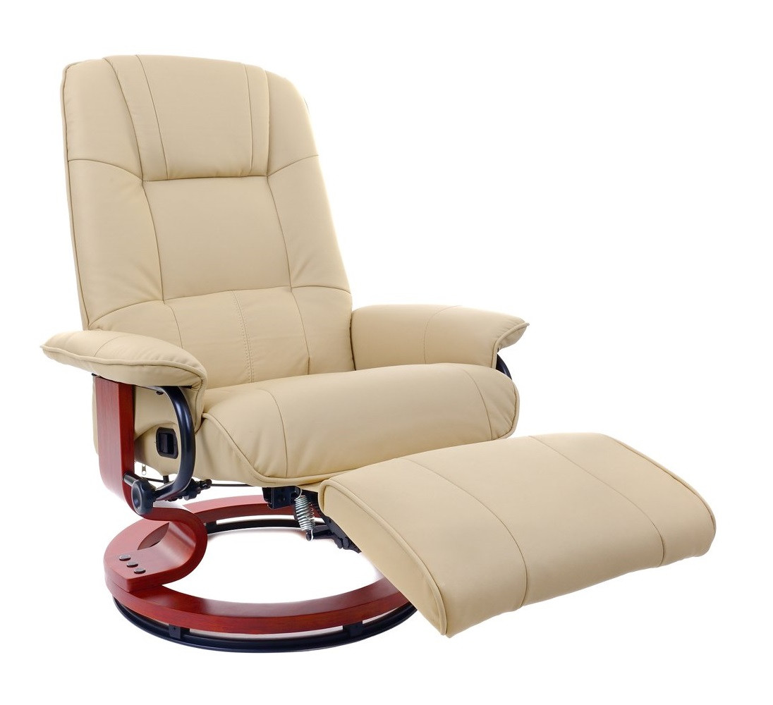 Вибромассажное кресло Calviano 2160 (Кремовый) - фото 1 - id-p135023385