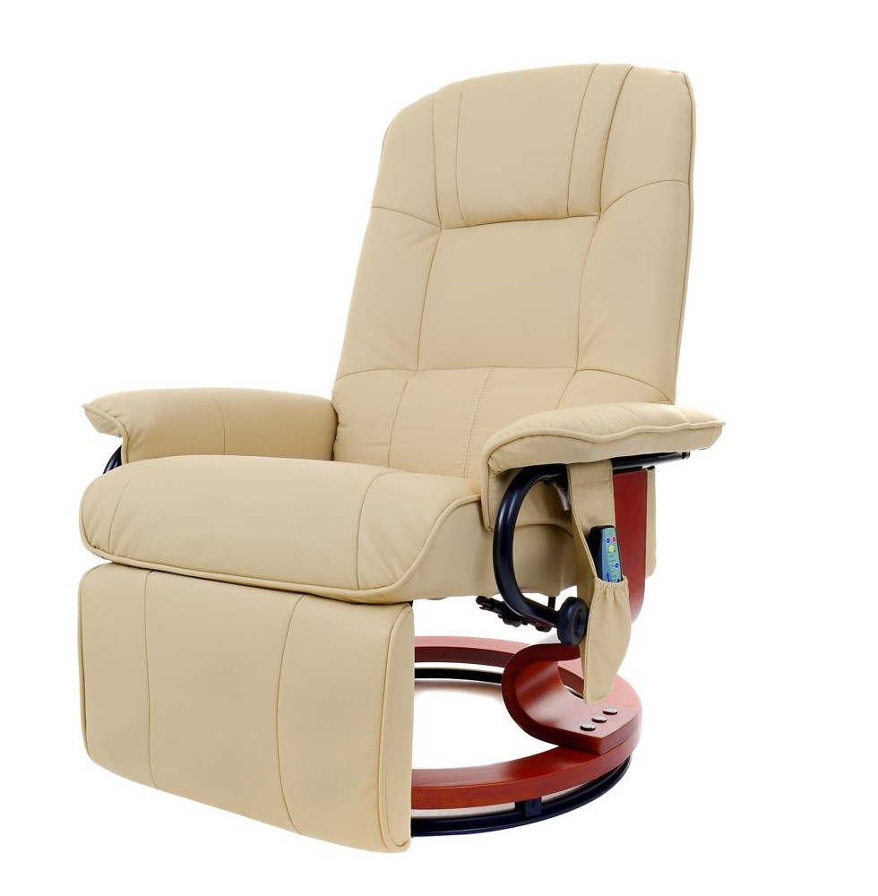 Вибромассажное кресло Calviano 2160 (Кремовый) - фото 4 - id-p135023385