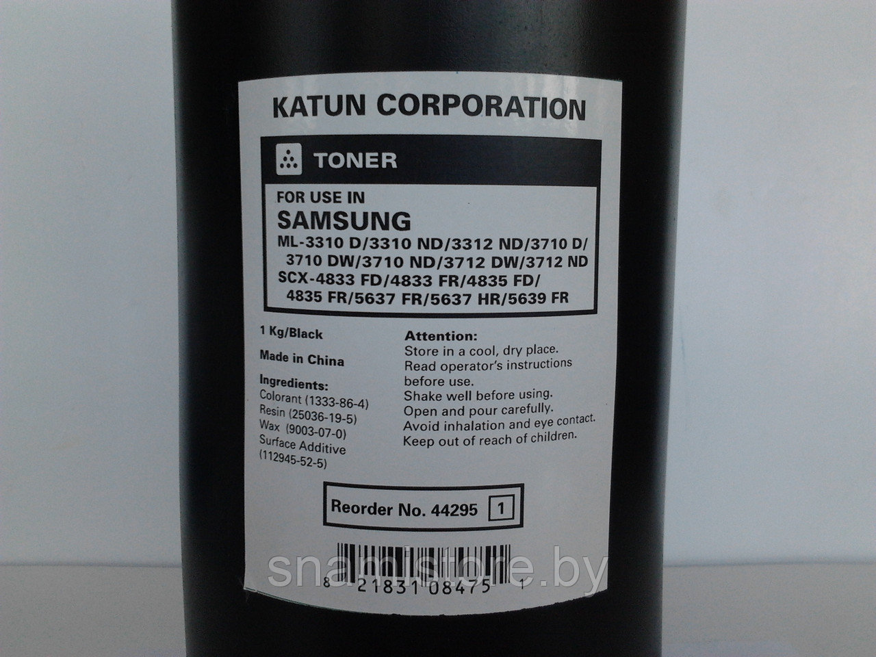 Тонер Samsung ML 3310/3312/3710/PROXPRESS M 3320/3370/3870 (1 кг) (KATUN)