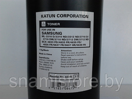 Тонер Samsung ML 3310/3312/3710/PROXPRESS M 3320/3370/3870 (1 кг) (KATUN), фото 2