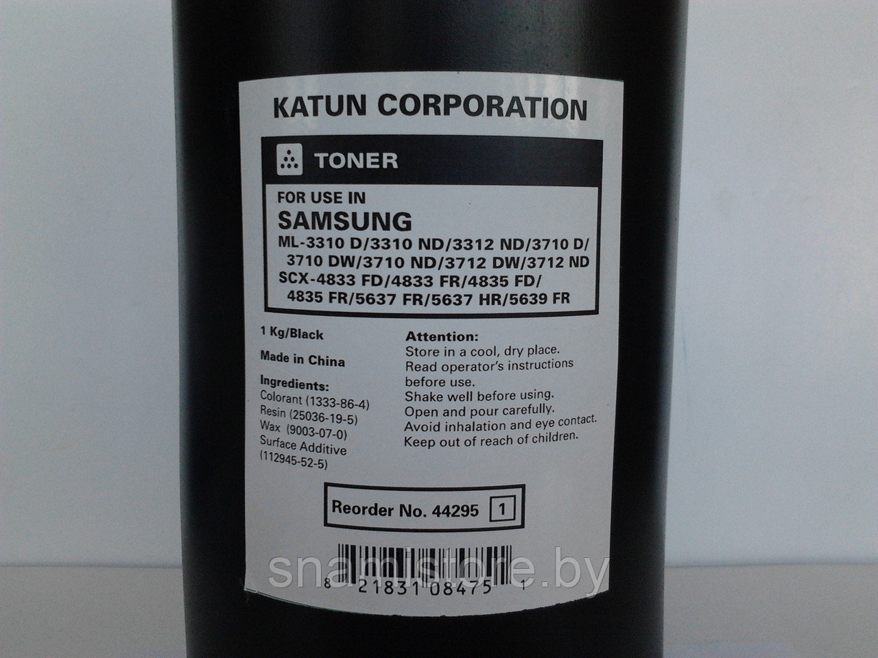 Тонер Samsung ML 3310/3312/3710/PROXPRESS M 3320/3370/3870 (1 кг) (KATUN) - фото 1 - id-p9904449