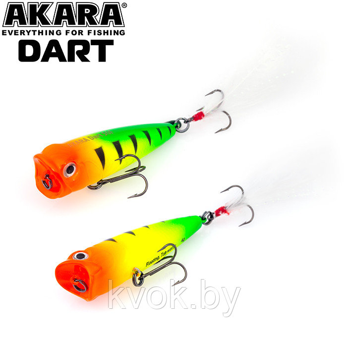 Воблер AKARA ( АКАРА ) Dart 50F цвет A102