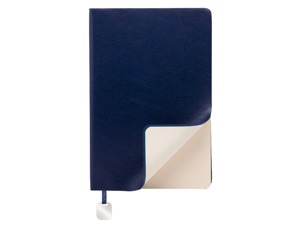 Ежедневник Flexy, недатированный, А5, в гибкой обложке Buffalo, темно-синий - фото 1 - id-p135069374