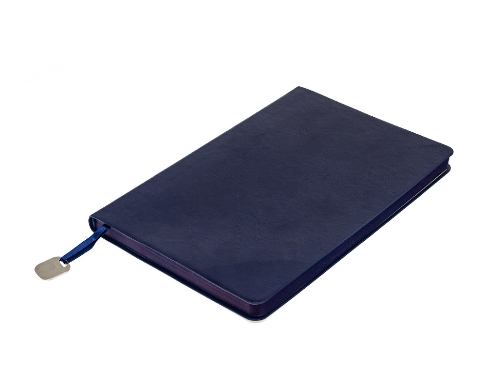 Ежедневник Flexy, недатированный, А5, в гибкой обложке Buffalo, темно-синий - фото 3 - id-p135069374