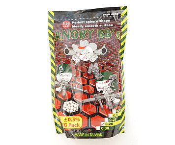 Шары для страйкбола Angry BBs 0,28 гр. (3500 шт.).