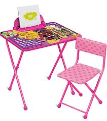 Детский стол со стулом Рапунцель Ника Disney 2 арт. Д2Р (ВТ)