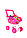 668-07 Тележка с продуктами "Мой магазин", тележка для супермаркета", 22 предмета, розовая, фото 2