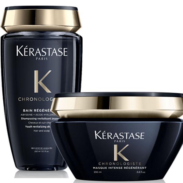 Комплект Керастаз Хронолоджист шампунь + маска (250+200 ml) для восстановления волос - Kerastase Chronologiste - фото 2 - id-p135113216
