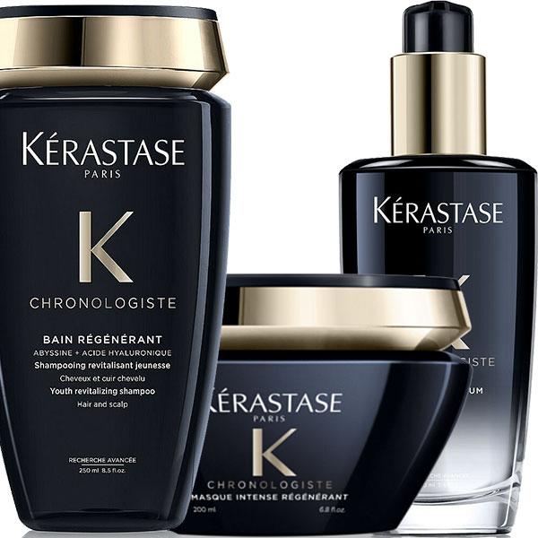 Комплект Керастаз Хронолоджист шампунь + маска + парфюм (250+200+100 ml) для восстановления волос - Kerastase - фото 2 - id-p135113218