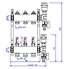 Гребенка для теплого пола Valtec 3 вых. VTc.589.EMNX, фото 4